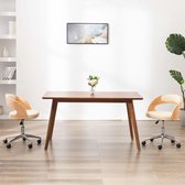 Eetkamerstoelen draaibaar set van 2 stuks (Incl LW anti kras viltjes) - Eetkamer stoelen - Extra stoelen voor huiskamer - Bureau stoel - Dineerstoelen – Tafelstoelen