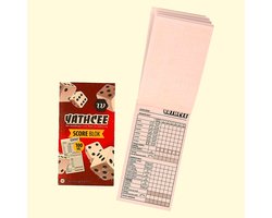 Yahtzee Scoreblok | In Dobbelspellen  | 100 Vellen | Bedoeld voor Volwassenen en Kinderen