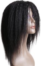 Braziliaanse Remy pruik  kinky steil pruik 12 inch -  echte menselijke haren -  real human hair none lace wig