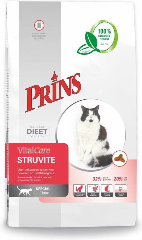 Prins VitalCare Struvite Kattenvoer 1,5 kg