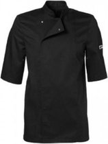 Chefs Fashion-Koksbuis Premium Black (korte mouw) - XXL