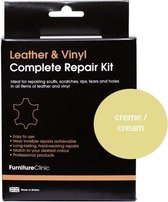 Compleet Lederen Reparatie Set - Kleur: Crème / Cream - Kleine Beschadigingen Herstellen - Leer en Lederwaar - Complete Leather Repair Kit