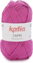Katia Capri - kleur 138 Licht fuchsia - 50 gr. = 125 m. - 100% katoen