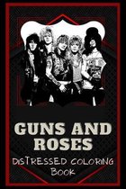 Guns and Roses Distressed Coloring Book