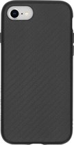 Apple iPhone SE (2020) Hoesje - Rhinoshield - SolidSuit Serie - Hard Kunststof Backcover - Carbon Fiber Black - Hoesje Geschikt Voor Apple iPhone SE (2020)