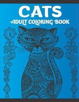 Cats Adult Coloring Book