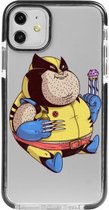 Hoesjes Atelier Zwart Frame Transparant Impact Case Dikke Wolverine voor IPhone 11 met ScreenProtector