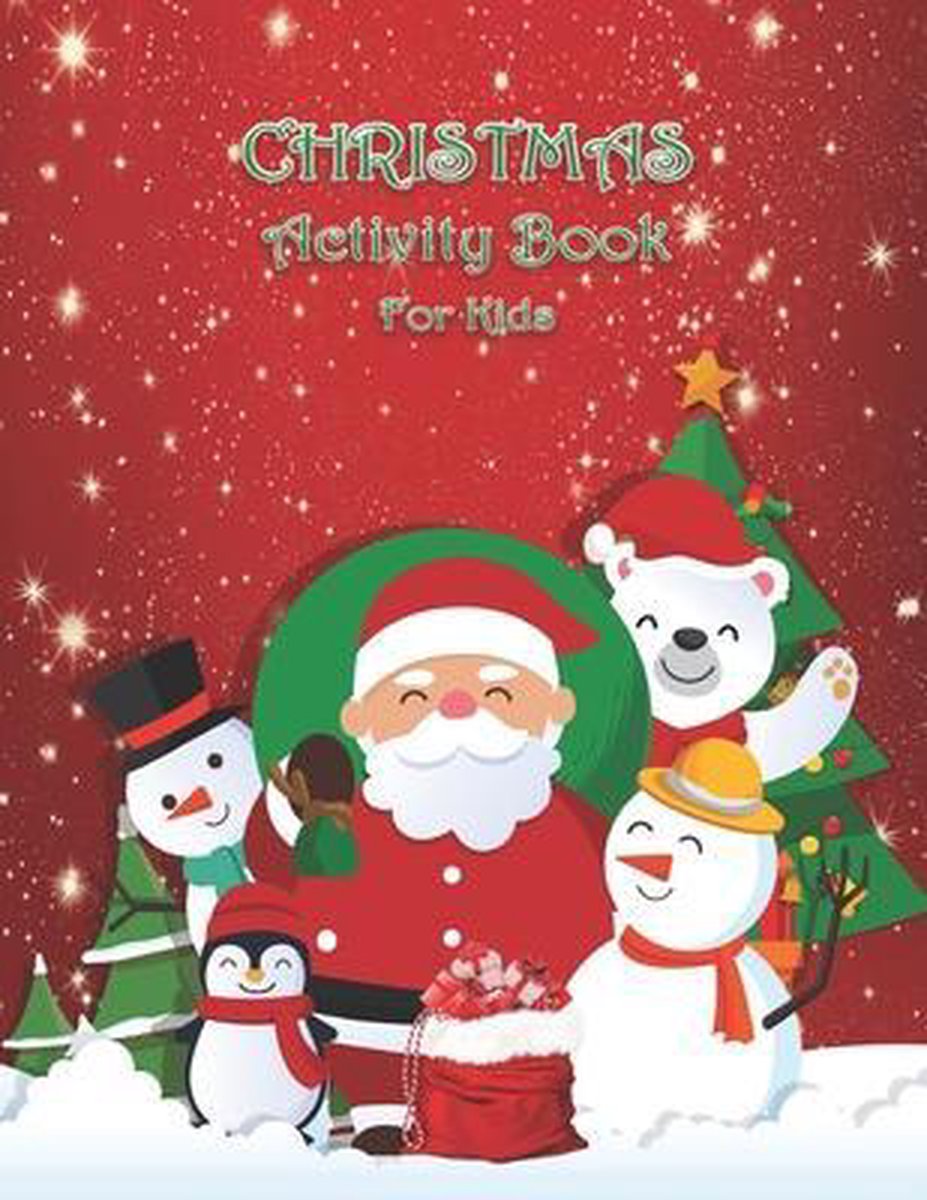 CHRISTMAS Activity Book For Kids op Prijzenvolger.com