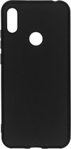 Hoesje Siliconen Geschikt voor Huawei Y6 (2019) / Y6S - Color Backcover - Zwart
