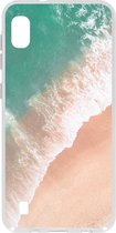 Hoesje Siliconen Geschikt voor Samsung Galaxy A10 - Design Backcover siliconen - Meerkleurig / Beach