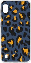 Design Backcover Samsung Galaxy A10 hoesje - Blue Panther