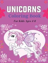 UNICORNS Coloring Book For Kids Ages 4-8