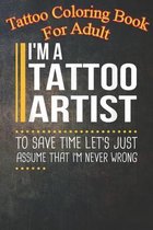 Tattoo Coloring Book For Adult