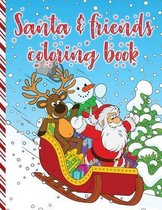 Santa & friends coloring book