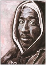 Poster - Tupac - 70 X 50 Cm - Multicolor