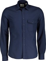 Hensen Overhemd - Slim Fit - Blauw - XXL