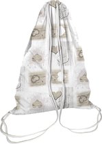 Waszak rugzakje - Jersey cotton - Verona- 30x40 cm