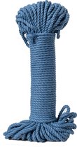 Blauw - katoen macrame touw - 5mm dik - 320 gram - 30 meter