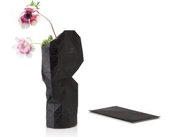 Tiny Miracles - Duurzame Design Vaas - Paper Vase Cover - Black - Large