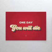 One Day - Walljar - Wanddecoratie - Schilderij - Plexiglas