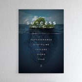 Walljar - Success Island - Muurdecoratie - Poster