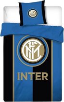 Inter Milan Dekbedovertrek - Eenpersoons - 140 x 200 cm - Blauw