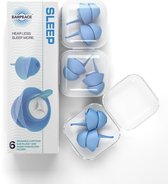 EarPeace Sleep Oordopjes Slapen Standaard -  Comfortabele Sleep Plugs tegen Geluidsoverlast en Snurken - Betrouwbare en Herbruikbare Siliconen Oordoppen - Earplugs met Opbergcase