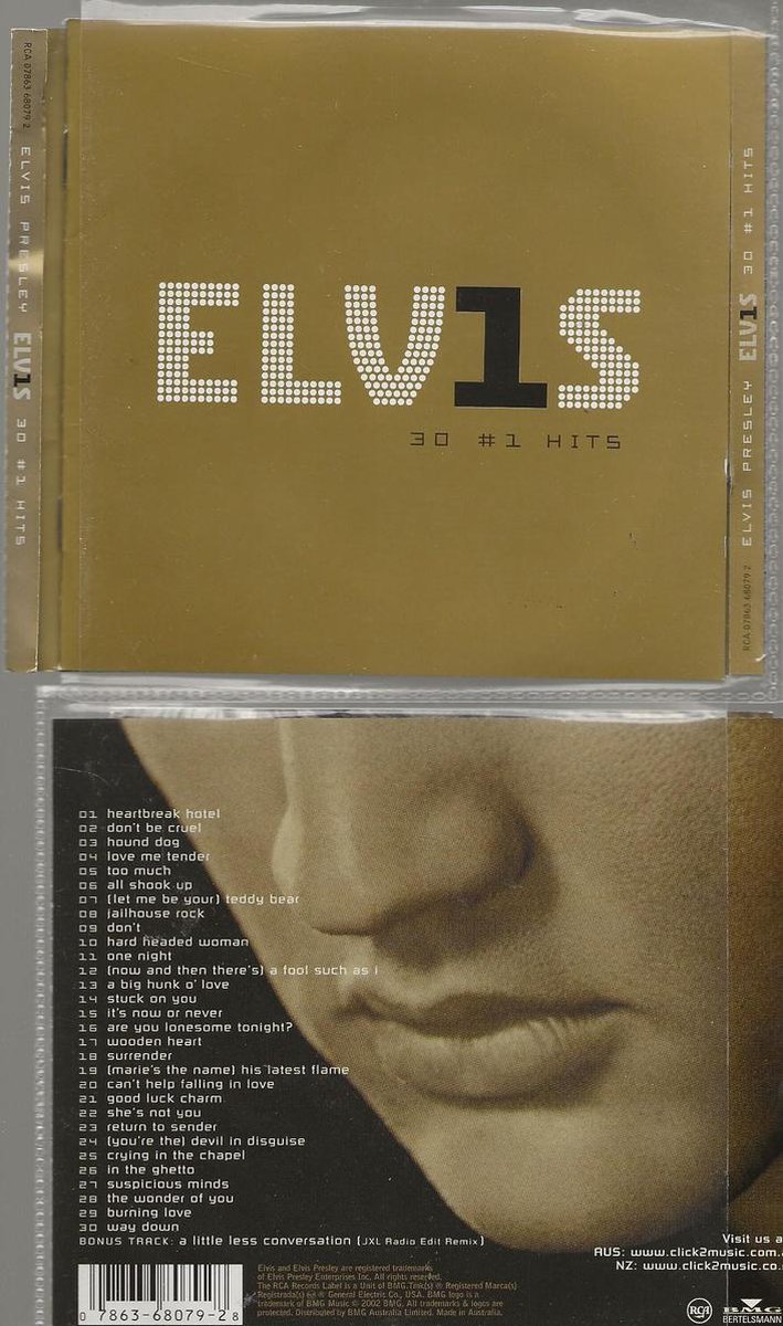 Elv1s: 30 #1 Hits