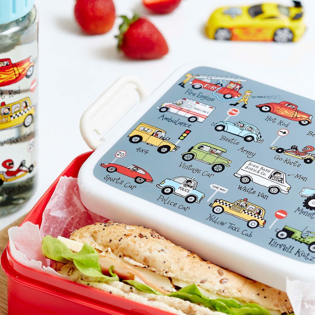Boite A Lunch Voitures Tyrrell Katz Bol Com