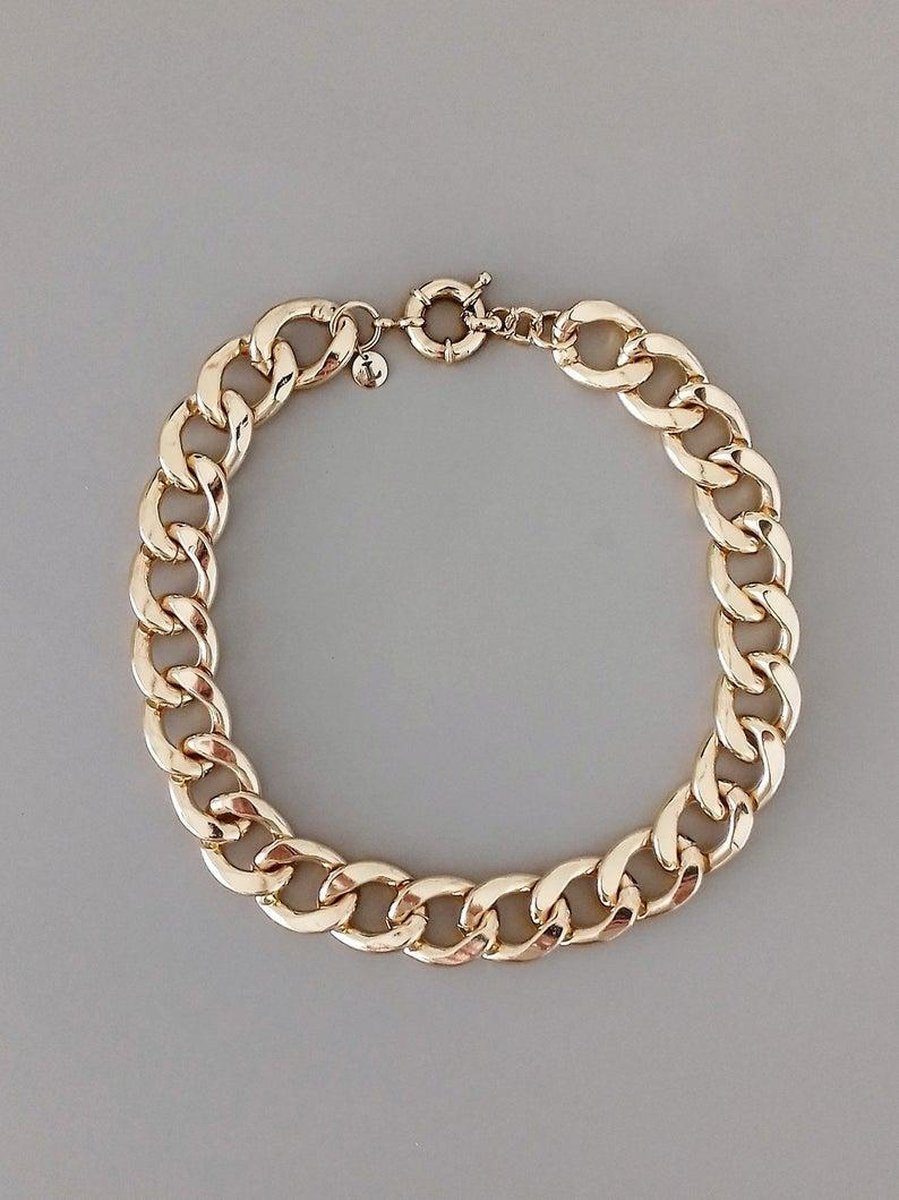 Chiara Chain-Link Necklace Goud