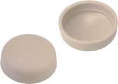 10 stuks - Afdekkapjes voor schroeven - 13mm - Beige