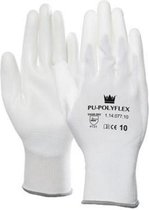 OXXA® Builder 14-077 handschoen PU/polyester 12 paar - wit - maat 10/XL