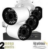 Full HD CVI camerasysteem - 4 camera's - 30 meter nachtzicht - 1000GB harde schijf - cvs437