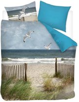 Snoozing Beach - Dekbedovertrek - Lits-jumeaux - 240x200/220 cm + 2 kussenslopen 60x70 cm - Multi kleur