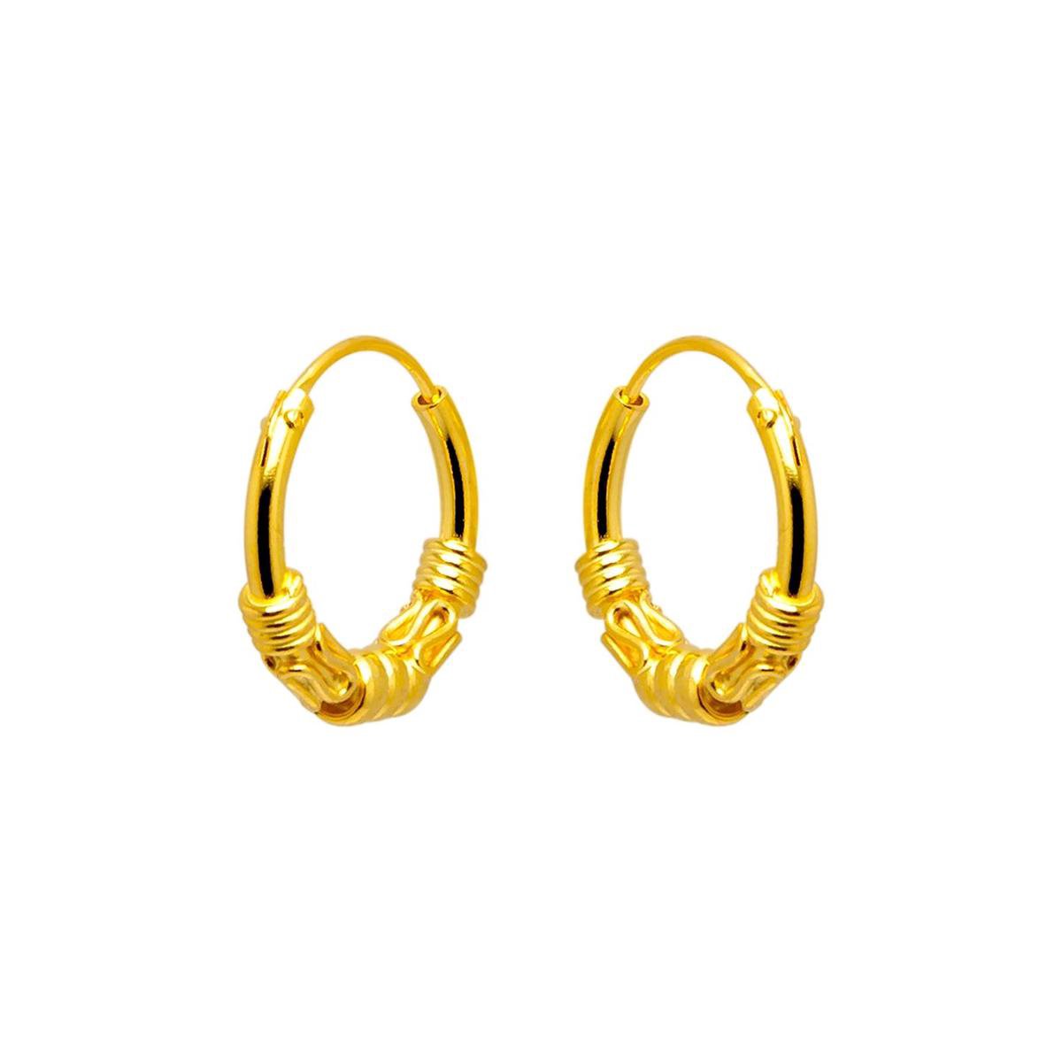 Oorbellen | Oorringen | Gold plated oorringen, Bali hoops, spiraal en slingertjes