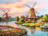 Diamond Painting Set - Windmills - 40x30