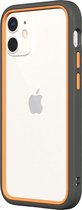 RhinoShield CrashGuard NX Apple iPhone 12 Mini Hoesje Grijs/Oranje