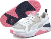 PUMA X-Ray Jr Unisex Sneakers - Puma White-Puma White-Gray Violet - Maat 36