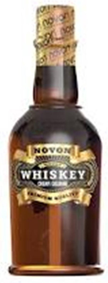 THE BEST GIFT! NOVON WHISKY CREAM COLOGNE WOODY 400 ML AFTERSHAVE CREAM - Aftershave balsem - barber club - Novon