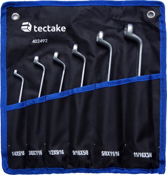 KS Tools CLASSIC TX dubbele gewrichtsleutel, 5-de 5-delig, in roltas