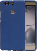 Sand Look TPU Backcover Case Hoesjes voor Huawei P9 Plus Blauw