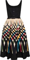 Voodoo Vixen Swing jurk -L- Jean jurk Multicolours
