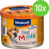 Vitakraft Dog Minis Hondenworstjes - hondensnack - 10 Blikjes