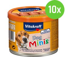 Vitakraft Dog Minis Hondenworstjes - hondensnack - 10 Blikjes
