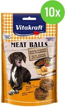 Vitakraft Meat Balls Hondensnack - hondensnack - 80 gram - 10 verpakkingen