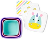 Skip Hop Zoo Snack doosje - 3 Stuks - Unicorn