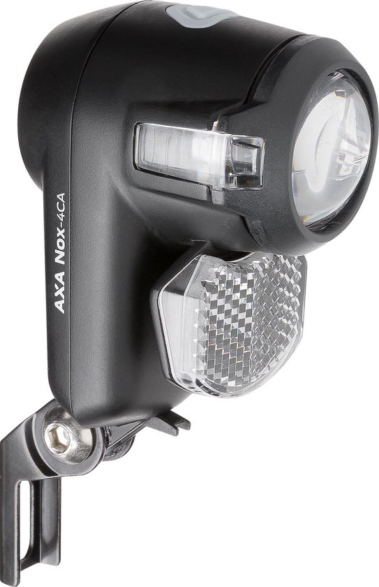 Blind vertrouwen Onderbreking vleet AXA Nox City 4 Lux - Fietslamp voorlicht - LED Koplamp - Fietslicht op  Batterij - Zwart | bol.com