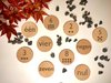 Afbeelding van het spelletje Houten munten met getallen -  Duurzaam speelgoed - Educatief speelgoed - Houten speelgoed
