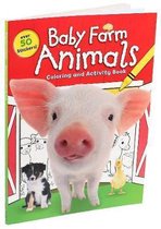 Baby Farm Animals Coloring and Activity Book