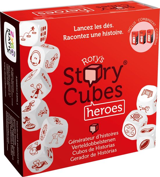 Thumbnail van een extra afbeelding van het spel Spellenbundel - Dobbelspel - 2 Stuks - Rory's Story Cubes Heroes & Beverbende